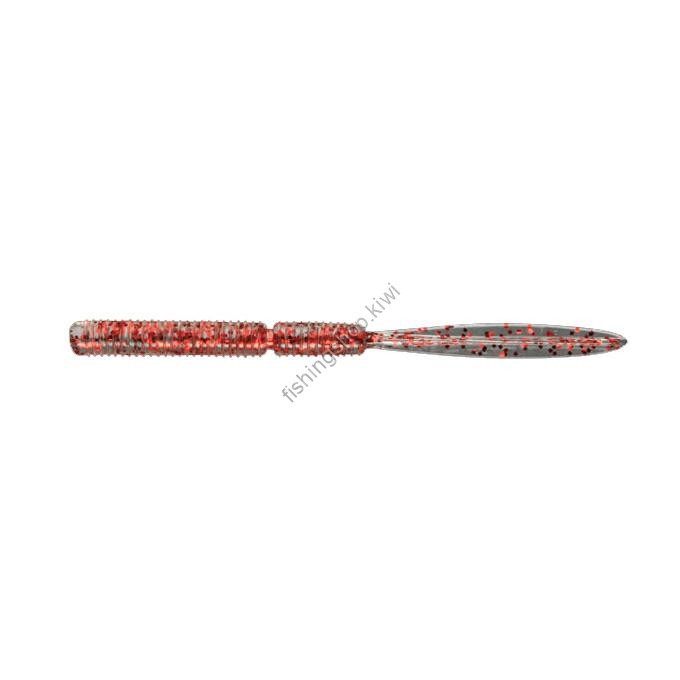 JACKALL Peke Peke Long 2.5 SQ Clear Red Flake