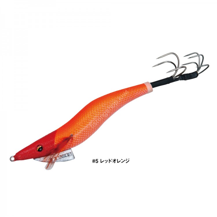 GAMAKATSU Octorise 2.0 4.5 Octoegi LE606 # 5 Red Orange
