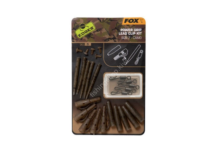 FOX EDGES Camo Power Grip Lead Clip Kit (Size 7)