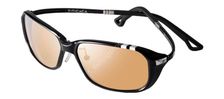 ZEAL OPTICS Titicaca F-1950 Black/White/Luster Orange/Silver Mirror