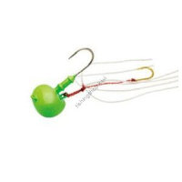 ECOGEAR Oval Tenya No.8 ( M Hook ) #T09 Green Glow