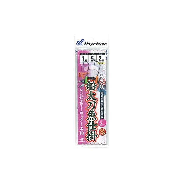 HAYABUSA SW108 Double Cut Ship Hairtail Fish Device 1 Hook 2 Set Harris 6 - Hook 2 / 0