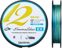 DAIWA UVF Emeraldas Sensor 12Braid EX+Si [10m x 3colors] 150m #0.6 (13lb)