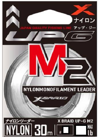 YGK X-Braid UP-G Leader M2 Nylon [Natural] 30m #6 (25lb) Fishing lines buy  at