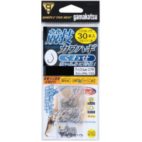 GAMAKATSU Kawahagi Kuwase w/6cm Thread [Nano Smooth Coat] #4.5 (30pcs)