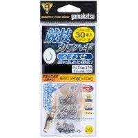 GAMAKATSU Kawahagi Kuwase w/6cm Thread [Nano Smooth Coat] #4.5 (30pcs)