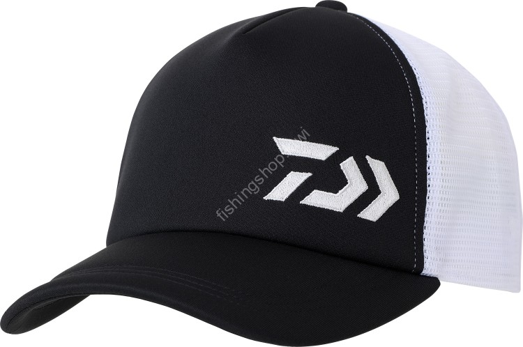 DAIWA DC-6424 Cushion Half Mesh Cap (Black) Free Size