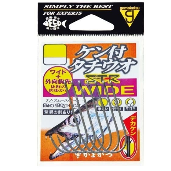 GAMAKATSU Kentsuki Tachiuo ST-R [Nano Smooth Coat] #1/0 Wide (7pcs)