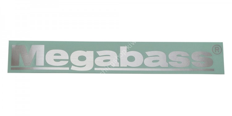 MEGABASS Megabass Cutting Sticker 20cm Silver