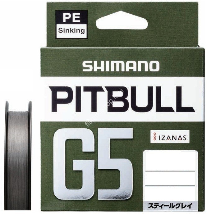 SHIMANO LD-M41U Pitbull G5 [Steel Gray] 100m #1.5 (25.8lb)