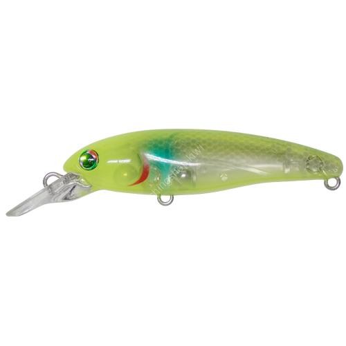 HALCYON SYSTEM Getchu 77mm 11g Sinking #32 C-C BORA (Clear Chartreuse Mullet)