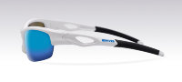 IMAKATSU IK848 Reviver 718 Sunglasses White Frame / Blue Mirror