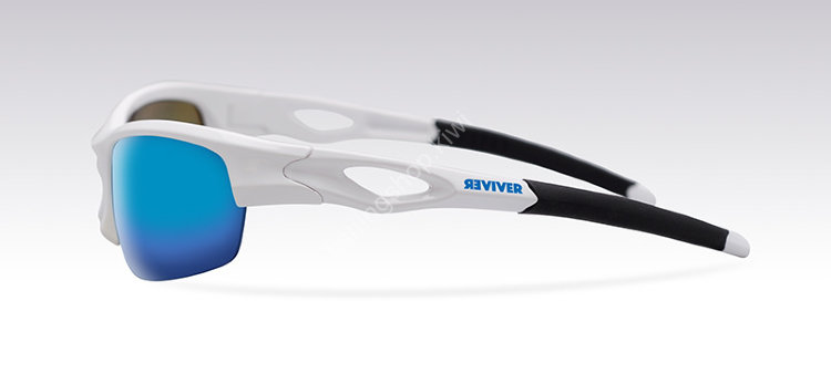 IMAKATSU IK848 Reviver 718 Sunglasses White Frame / Blue Mirror