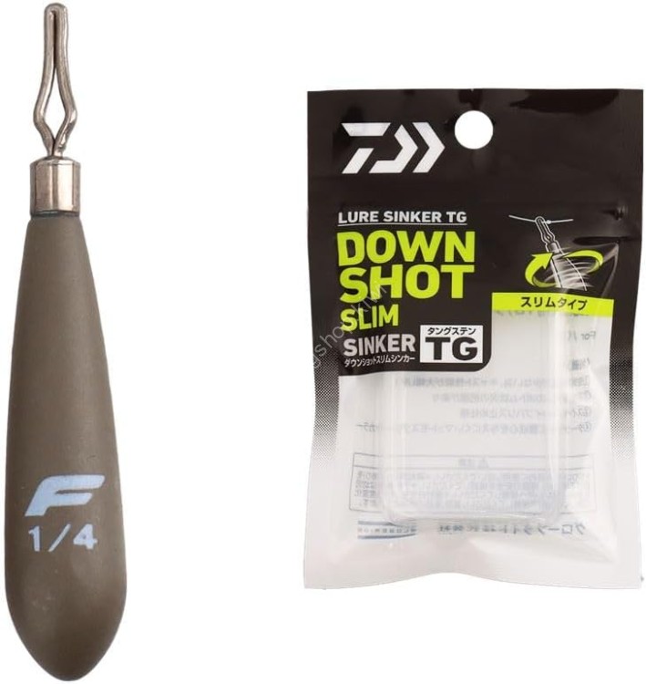 DAIWA Lure Sinker TG Down Shot Slim [Matte Moss Green]7.0g (2pcs)