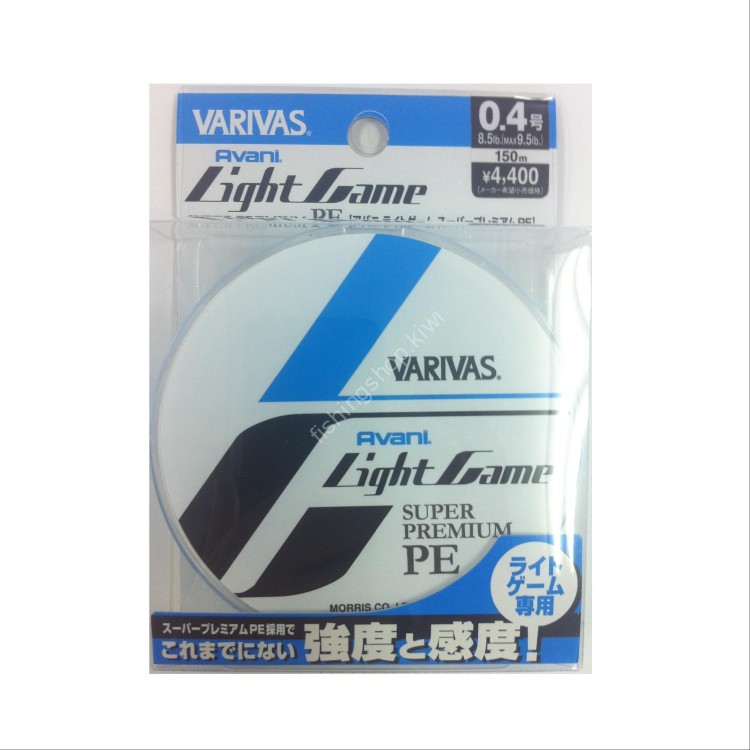 Bobinage VARIVAS Avani Light Game PE X4 – 150m – N°0.4 – Marquage Intermédiaire