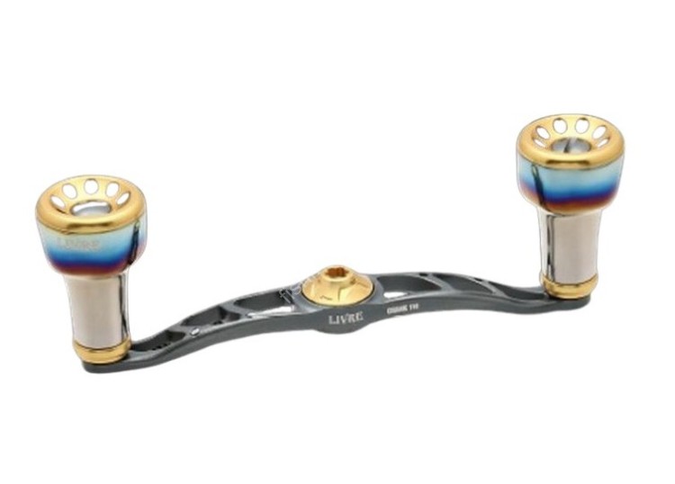 LIVRE FullComp Crank fo Shimano 110 Right #Gunmetal/Gold