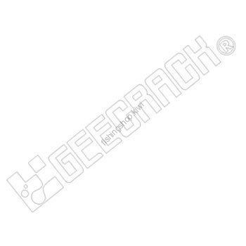 GEECRACK Logo Sticker 200 White