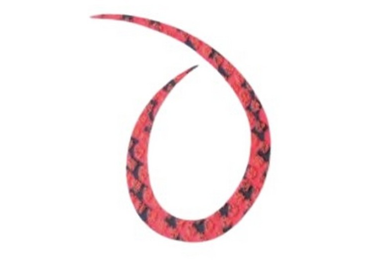 START Silicone Necktie Curly #30 红色斑马 (3个)
