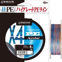 RAIGLON PE Acrobat x4 [10m x 5colors] 200m #2.5 (35lb)
