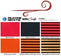 KAIYU Kaijin Silicone Necktie Alien Curly #IS Orange Awabi
