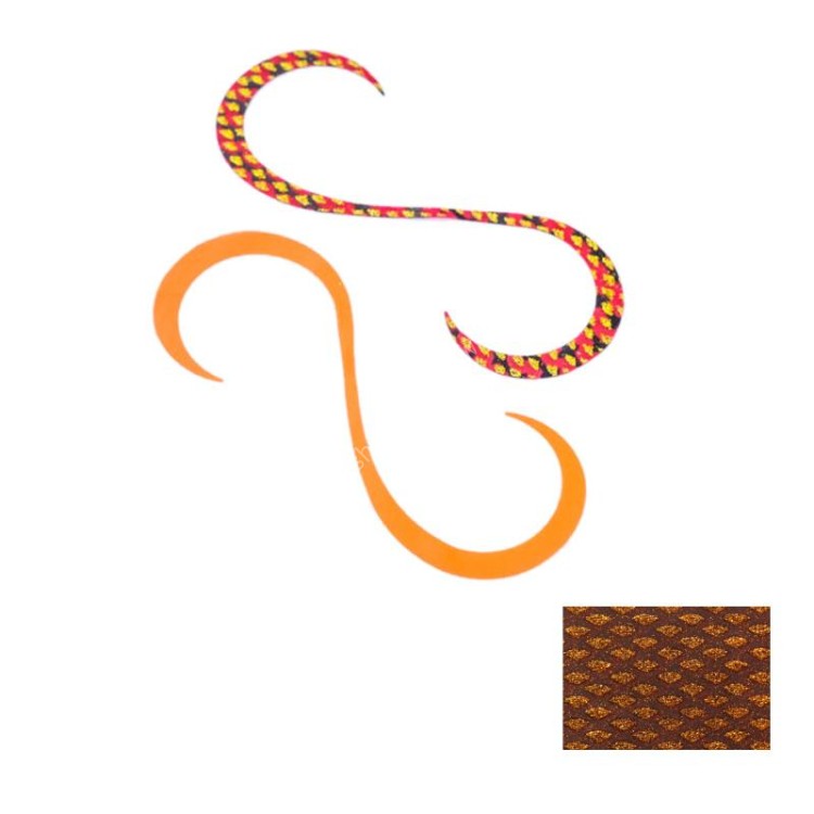 MIYAICHI Sakuraichi (Oka) Tairaba Necktie Curly #05 Scale Brown