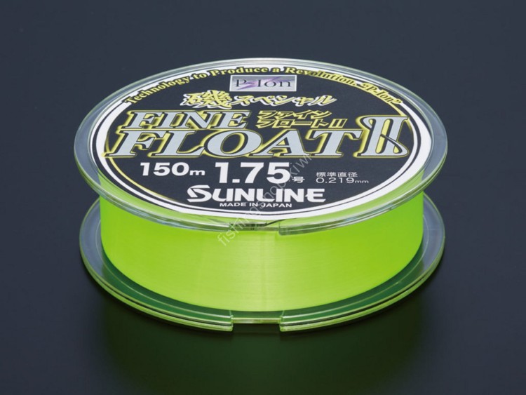 SUNLINE Iso Special Fine Float II [Vivid Yellow] 150m #6 (25lb)
