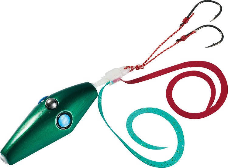 DAIWA Kohga BayRubber Free α Hook Upper 80g #Kohga Green
