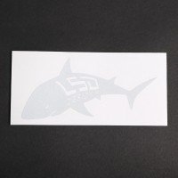 LSD 3M Cutting Reflective Sticker "Shark" M White