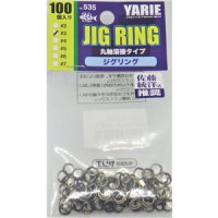 Yarie 535 Jig Ring 100 pcs in No.3 200LB