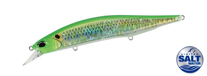DUO Realis Jerkbait 130S SW CPA3512 Inakko Lime Chart