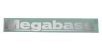 MEGABASS Megabass Cutting Sticker 10cm Silver