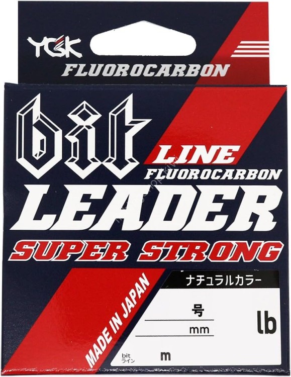 YGK XBraid bit Line Leader Super Strong Fluoro [Natural] 20m #8 (30lb)