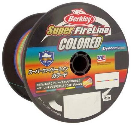 BERKLEY Super FireLine Colored [10m x 5color] 2400m #3 (45lb