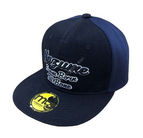 Mazume OBMZCP489 Flat Cap Mesh Logo WH F