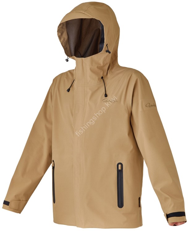 GAMAKATSU GM3660 Mountain Rain Jacket (Beige) L