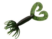 SMITH YB Flag Grab Double Tail 2.5'' 3.5g #208-208 Watermelon Black & Red Flake (10pcs)