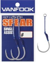 VANFOOK SA-60 Spear Single Assist 6/0 #Silver