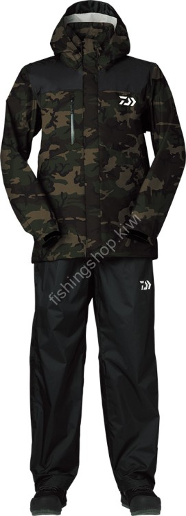 DAIWA DR-3823 Rainmax Rain Suit Green Camo 2XL