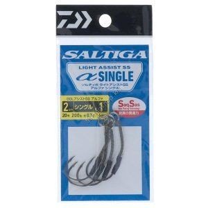 DAIWA Saltiga Light Assist Hook SS Single Alpha 2cm #1 (4pcs)