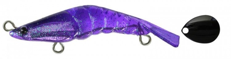 ZIP BAITS ZBL Zoea 49S Blade #277 Amethyst / Lame (Black Blade)