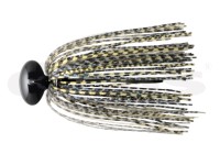 DEPS Hype Football Jig 1/2oz Silicone Skirt #51 Smoke Scale/Blue & Gold