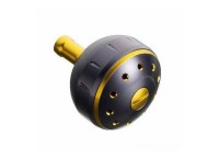 SHIMANO YUMEYA Aluminum Round Power Handle Knob M Size Type B #Black/Gold