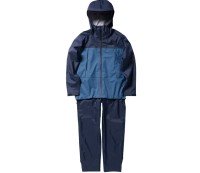 SHIMANO RA-047X 3 Layer Rain Suit (Navy Blue) 2XL