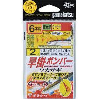 Gamakatsu HAYAGAKE BOMBER WAKASAGI (Smelt) 6 pcs W234 2.5-0.3