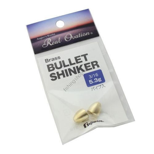 Fujiwara Brass Bullet Sinker 3 / 16(5.3g)