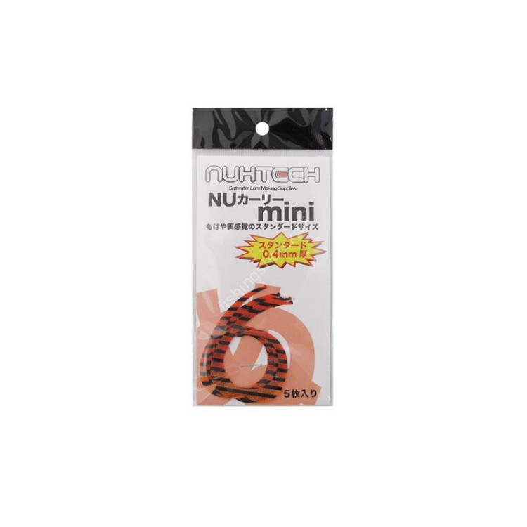 NUHTECH NU Curly Mini #4 Red-Orange Zebra (Fluorescent)