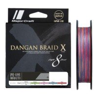 MAJOR CRAFT Dangan Braid X PE x8 [Multicolor] 200m #1 (20lb)