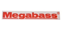 MEGABASS Megabass Cutting Sticker 10cm Red