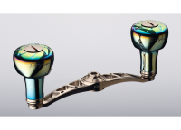 FISH ARROW x LIVRE Fire Aurora 100 Daiwa/Abu (Left) #Titanium/Titanium