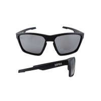 RAPALA Sunglasses FC Model RSG-FC66CE #Frame: Matte Black x Black Rubber ; Lens: Smoke Chrome Mirror#